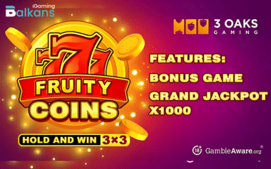 3 Oaks Gaming: Stigao je slot 777 Fruity Coins